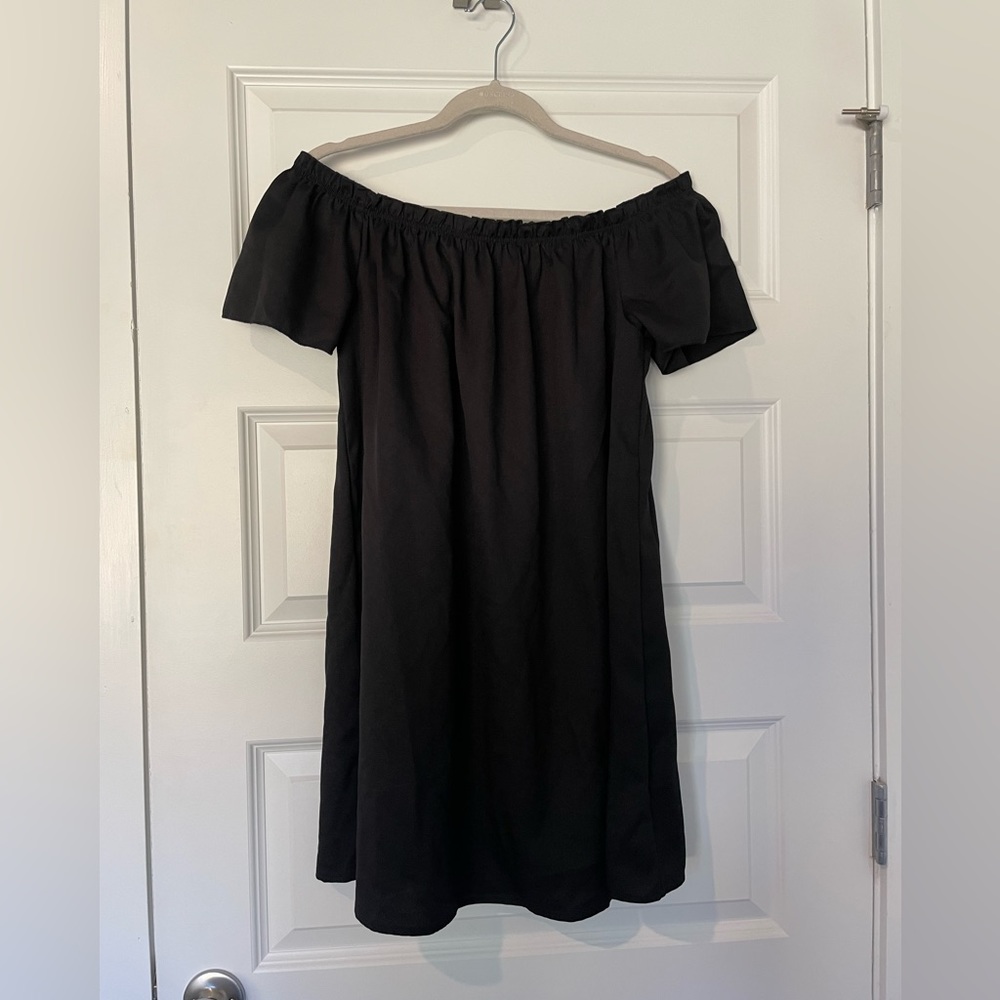 SHEIN- Off the Shoulder- Black Dress- Size Large